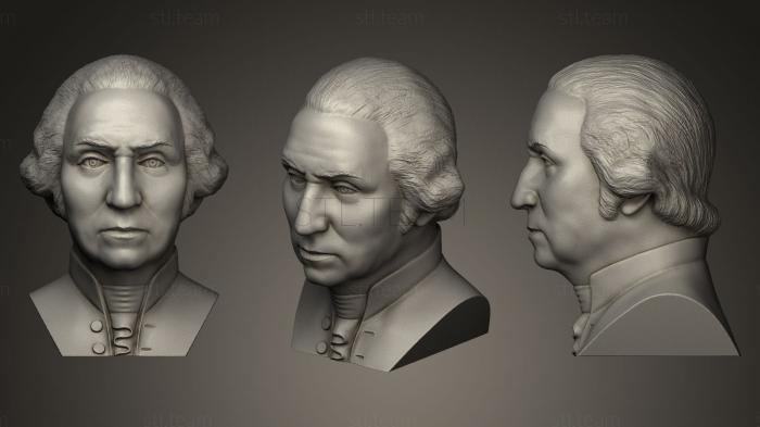 3D модель Джордж Вашингтон (STL)